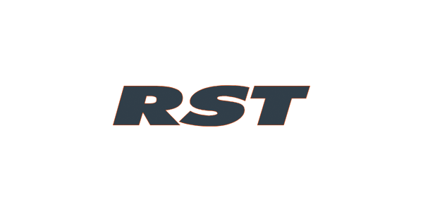 RST-logo, symbool voor de samenwerking van Linbo Transportation Tech met het gerenommeerde merk voor hoogwaardige veersystemen in elektrische voertuigen.